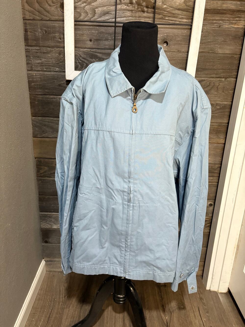 Faconnable light blue bomber jacket men's coast size XL